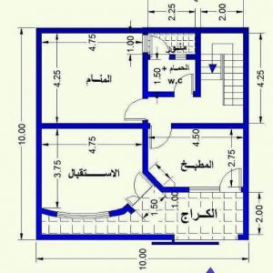 بيت 100 متر مربع , اكثر من تصميم مبتكر لبيت 100متر